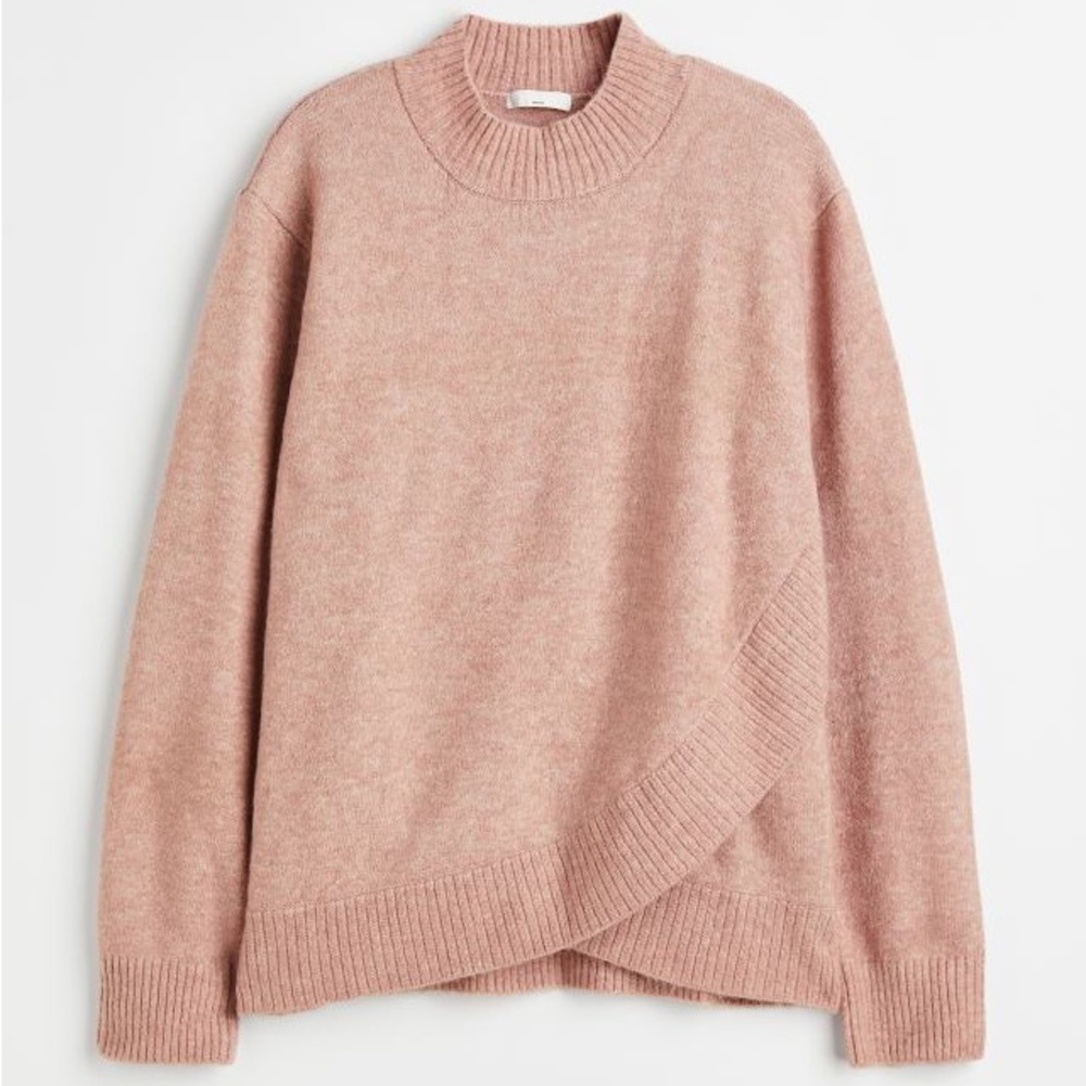 Nursing/maternity-friendly sweater